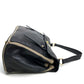 YVES SAINT LAURENT 229680 Muse Two One-Shoulder Bag Shoulder Bag Handbag Canvas/Leather Women's Gray Dark Gray x Beige
