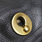 YVES SAINT LAURENT 229680 Muse Two One-Shoulder Bag Shoulder Bag Handbag Canvas/Leather Women's Gray Dark Gray x Beige