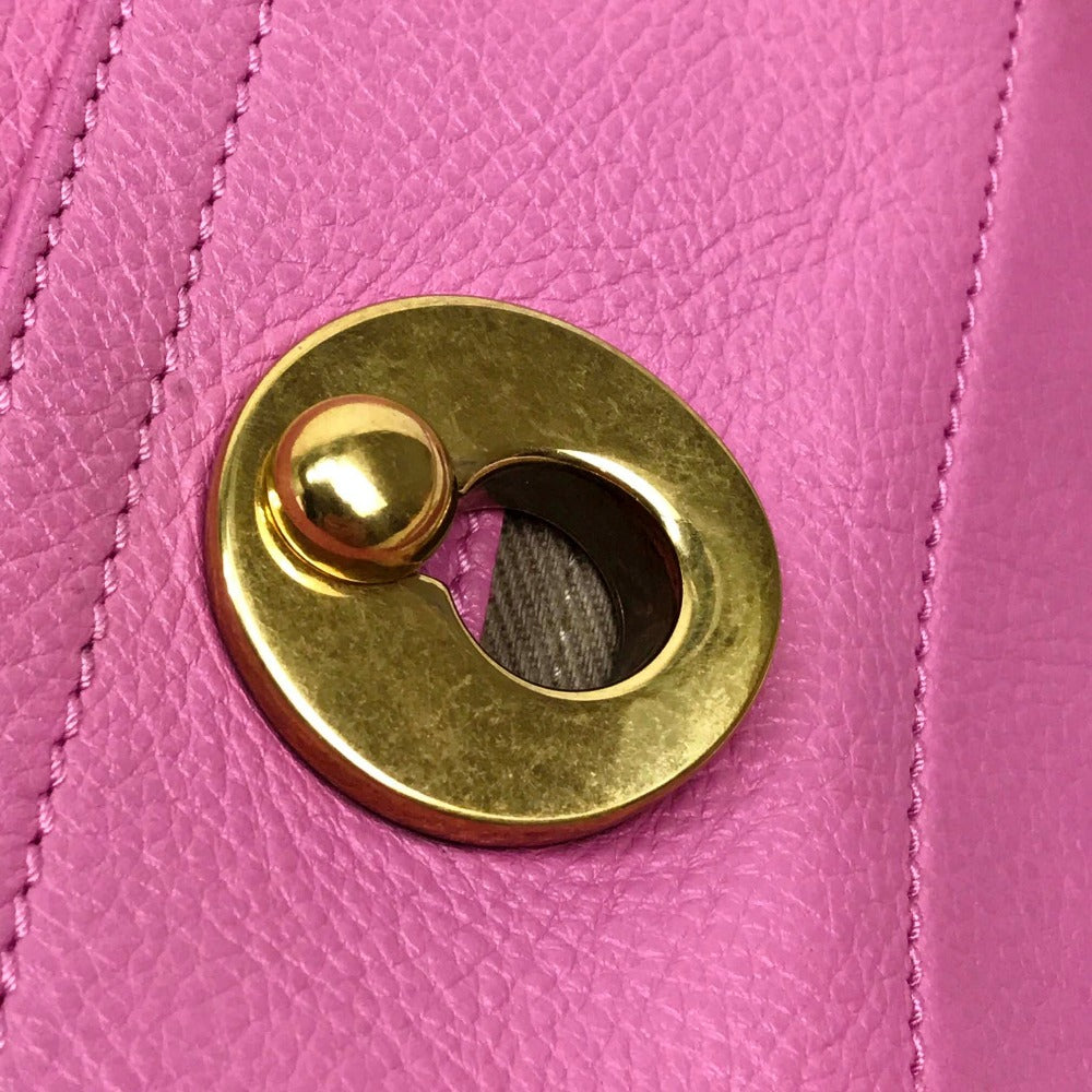 YVES SAINT LAURENT 283761 ショルダーバッグ 斜め掛け ミューズトゥ カバン 2WAYハンドバッグ レザー レディース ピンク ピンク