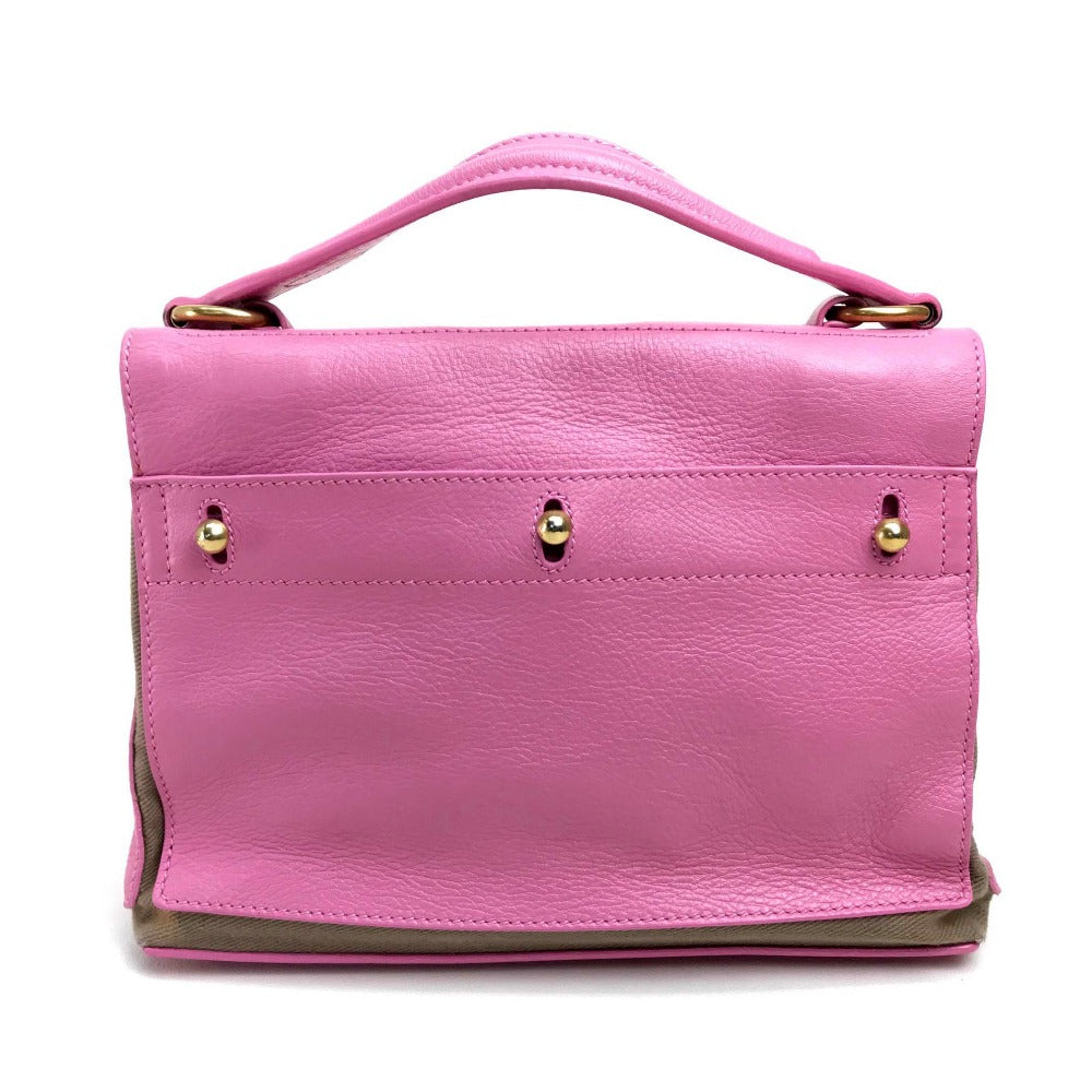 YVES SAINT LAURENT 283761 ショルダーバッグ 斜め掛け ミューズトゥ カバン 2WAYハンドバッグ レザー レディース ピンク ピンク