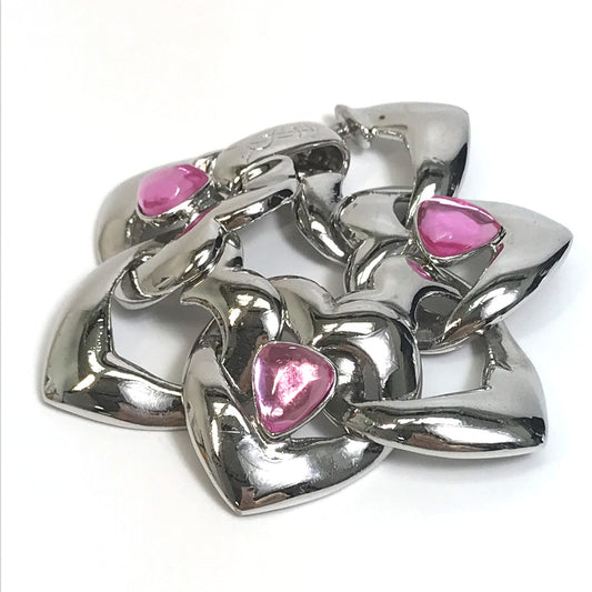 Yves Saint Laurent Heart Accessory Bracelet Metal Ladies