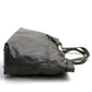 YVES SAINT LAURENT Reversible Sac Double Shoulder Bag/Tote Bag in Leather, Charcoal Gray