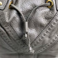 YVES SAINT LAURENT Reversible Sac Double Shoulder Bag/Tote Bag in Leather, Charcoal Gray