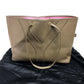 YVES SAINT LAURENT 284650 Neo Double Reversible Handbag/Tote Bag, Leather, Unisex, Charcoal Gray