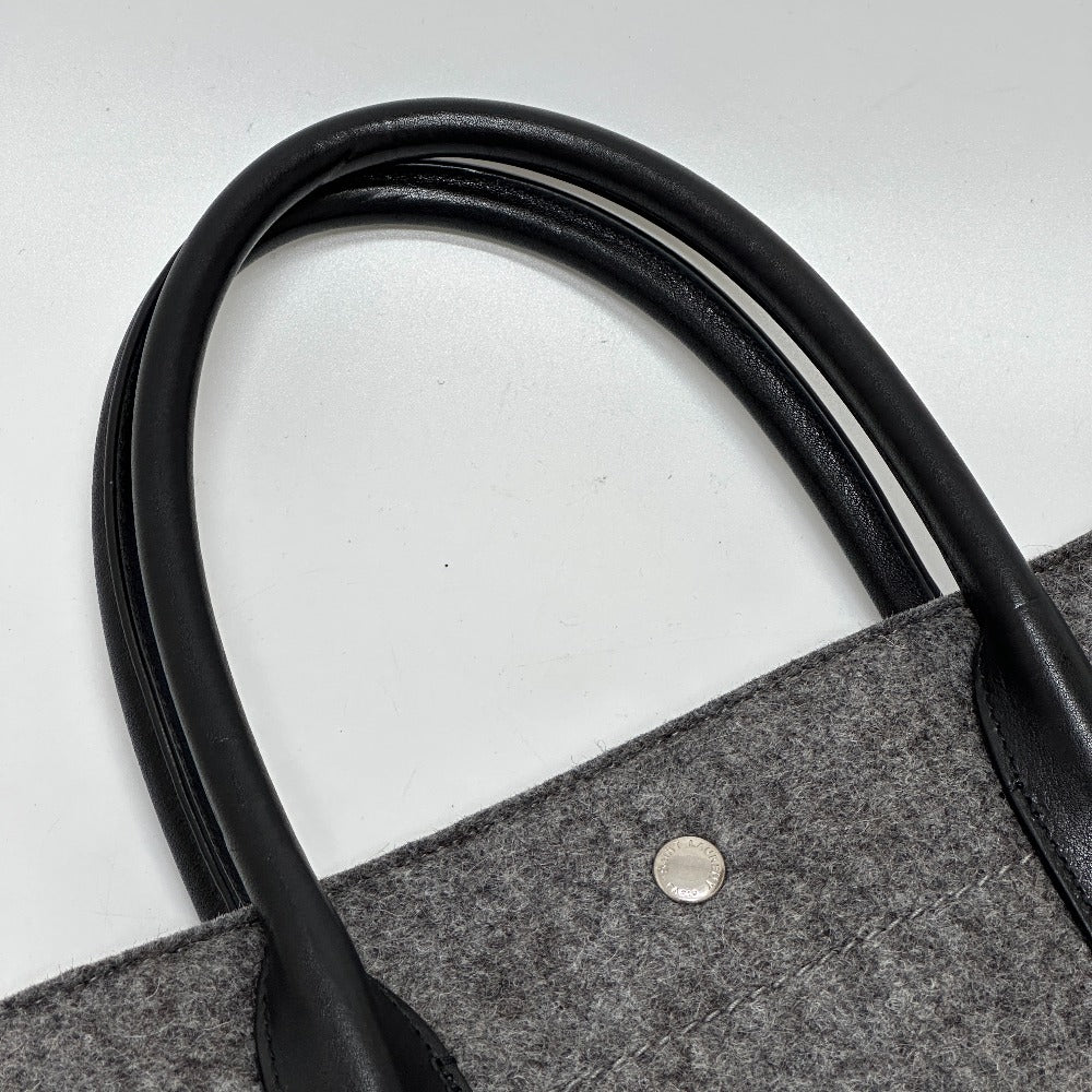 SAINT LAURENT PARIS 632539 ショルダーバッグ 肩掛け ハンドバッグ リヴゴーシュ  RIVE GAUCHE カバン トートバッグ フェルト レディース グレー - brandshop-reference