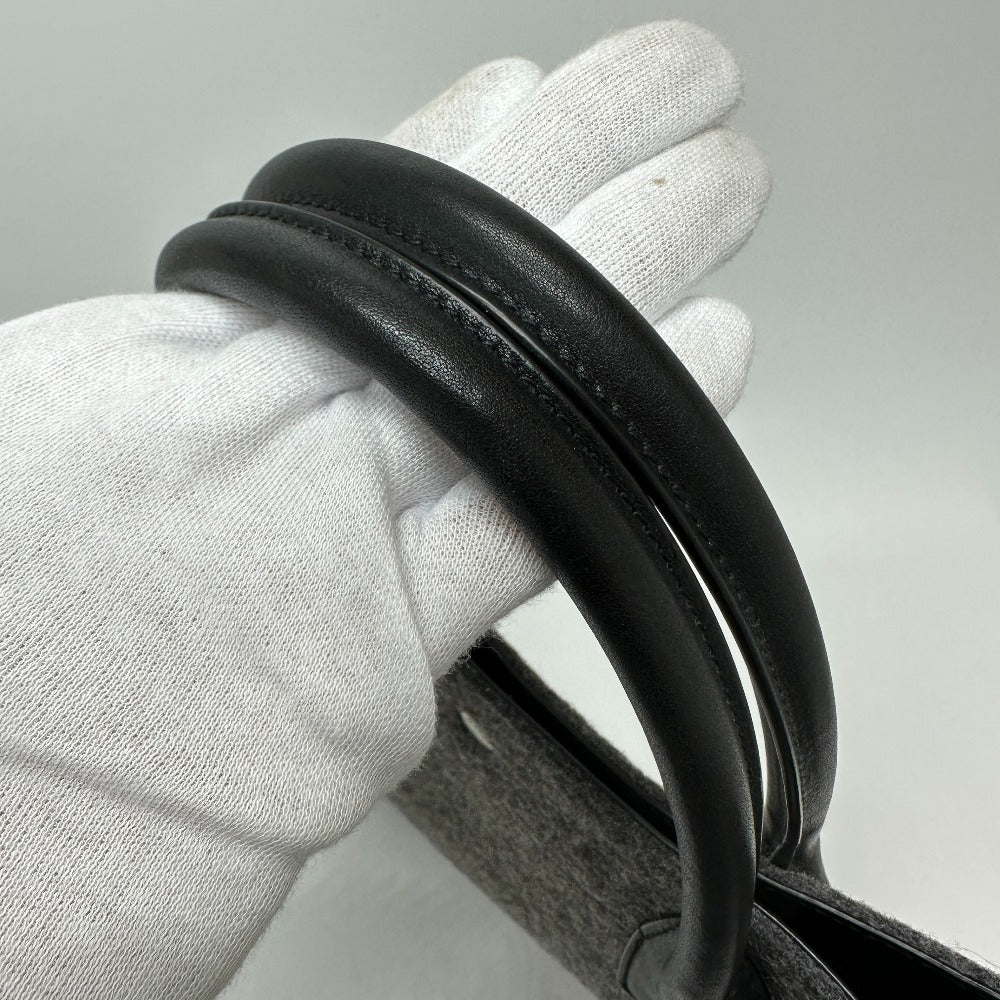 SAINT LAURENT PARIS 632539 ショルダーバッグ 肩掛け ハンドバッグ リヴゴーシュ  RIVE GAUCHE カバン トートバッグ フェルト レディース グレー - brandshop-reference