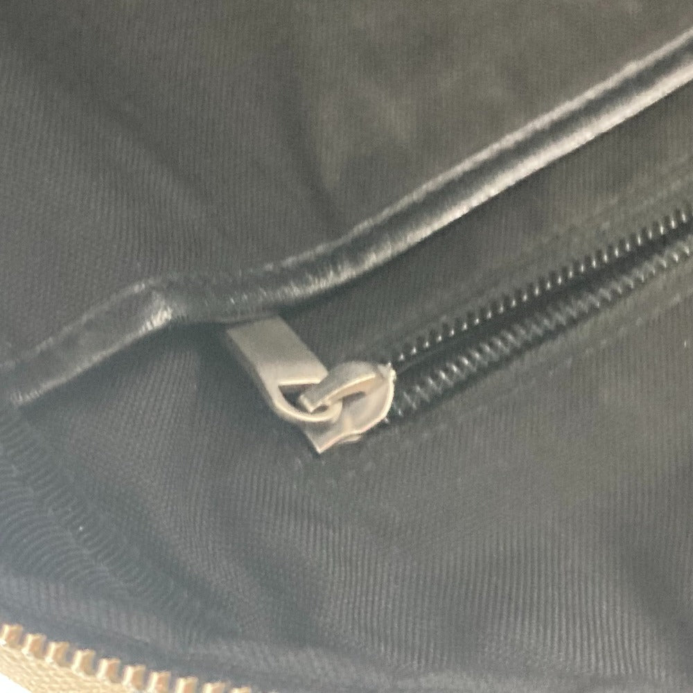 SAINT LAURENT PARIS 609109 格子柄 バックパック カバン リュックサック レザー/コーティングキャンバス メンズ ベージュ
