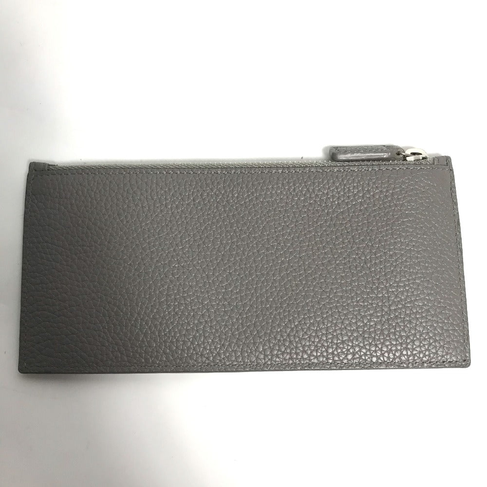 YVES SAINT LAURENT 504981 Sac de Jour Long Wallet with Coin Case, Long Leather Wallet, Women's, Gray
