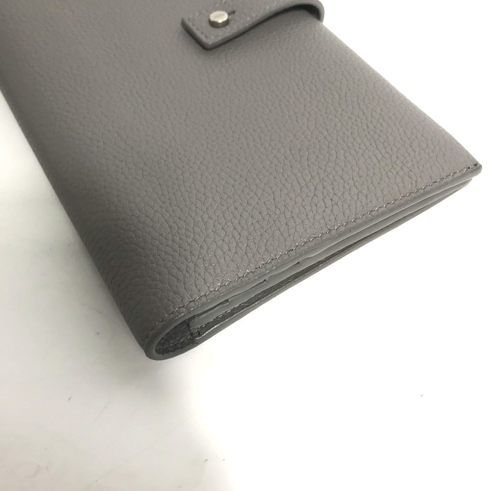 YVES SAINT LAURENT 504981 Sac de Jour Long Wallet with Coin Case, Long Leather Wallet, Women's, Gray
