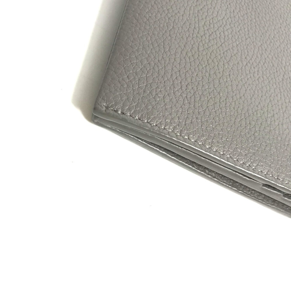 YVES SAINT LAURENT 504981 Sac de Jour Long Wallet with Coin Case, Long Leather Wallet, Women's, Gray