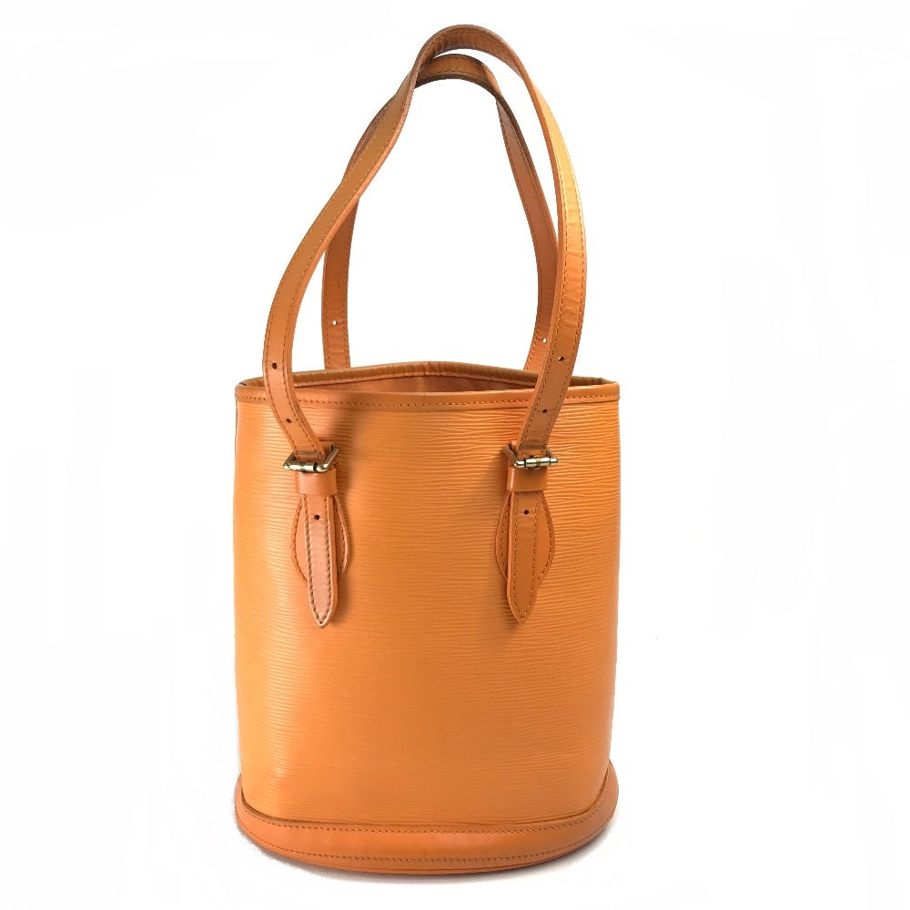 LOUIS VUITTON M5899H Epi Petit Bucket PM Tote Bag with Pouch, Shoulder Bag, Epi Leather, Women's, Mandarin Orange