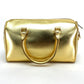 SAINT LAURENT PARIS Baby Duffle Bag, Shoulder Bag, Handbag, Leather, Women's, Gold