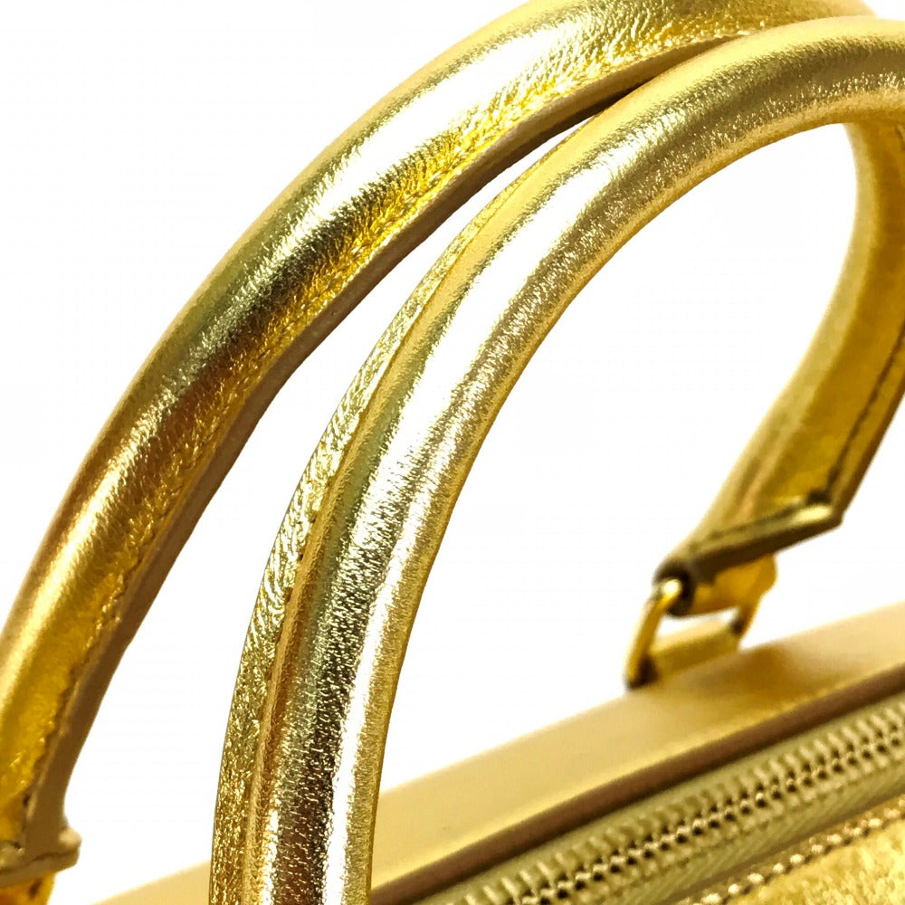 SAINT LAURENT PARIS Baby Duffle Bag, Shoulder Bag, Handbag, Leather, Women's, Gold