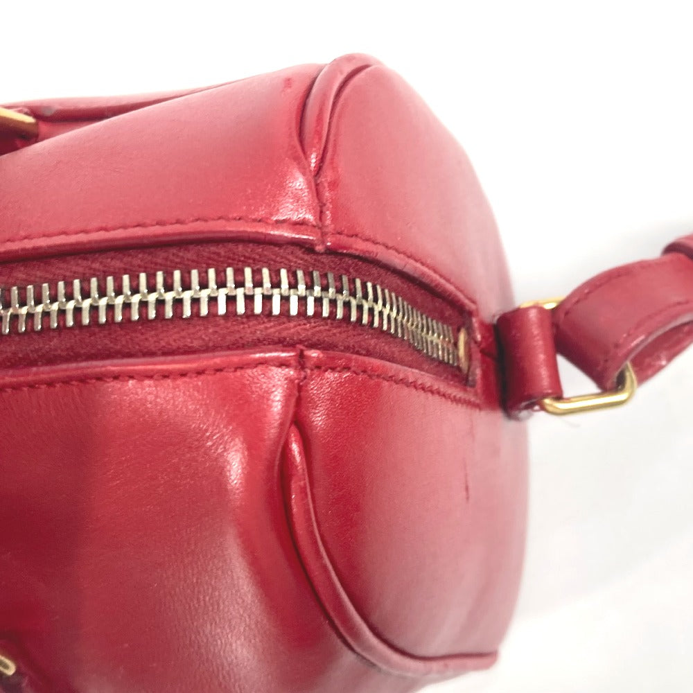 YVES SAINT LAURENT 330958 ベイビーダッフル ロゴ 2WAYバッグ ショルダーバッグ 斜め掛け カバン ハンドバッグ レザー レディース レッド - brandshop-reference