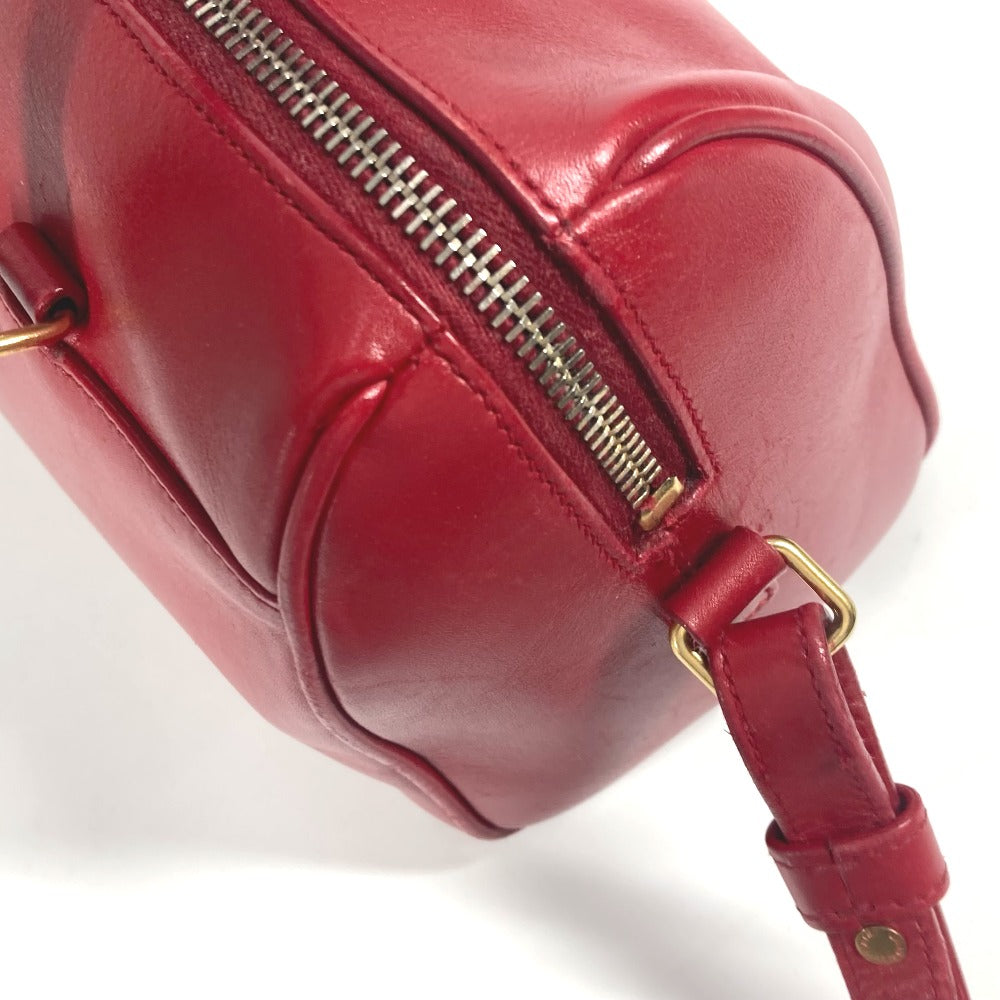 YVES SAINT LAURENT 330958 ベイビーダッフル ロゴ 2WAYバッグ ショルダーバッグ 斜め掛け カバン ハンドバッグ レザー レディース レッド - brandshop-reference