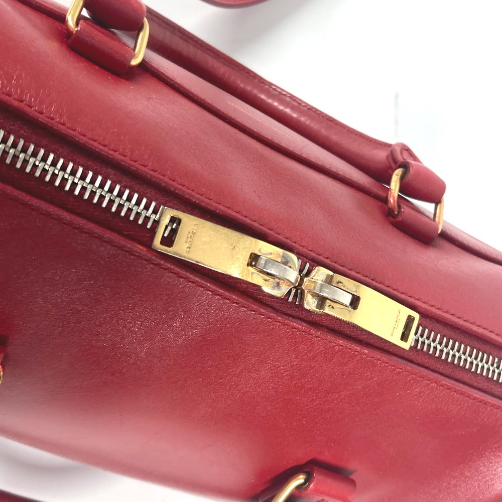 YVES SAINT LAURENT 330958 ベイビーダッフル ロゴ 2WAYバッグ ショルダーバッグ 斜め掛け カバン ハンドバッグ レザー レディース レッド - brandshop-reference