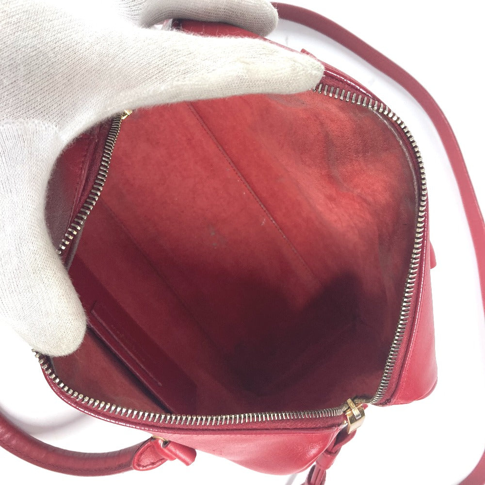 YVES SAINT LAURENT 330958 ベイビーダッフル ロゴ 2WAYバッグ ショルダーバッグ 斜め掛け カバン ハンドバッグ レザー レディース レッド - brandshop-reference