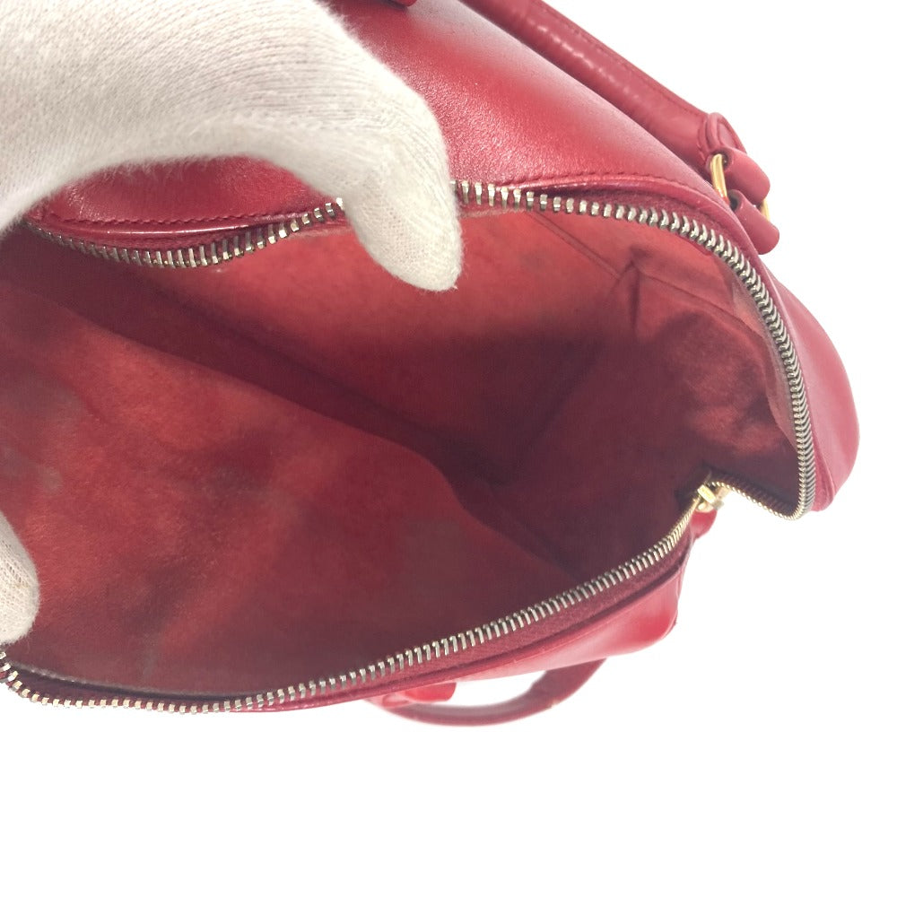 YVES SAINT LAURENT 330958 ベイビーダッフル ロゴ 2WAYバッグ ショルダーバッグ 斜め掛け カバン ハンドバッグ レザー レディース レッド - brandshop-reference