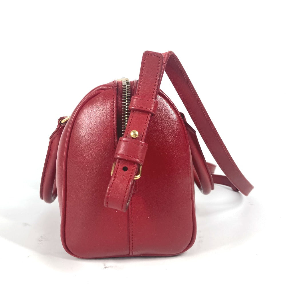 YVES SAINT LAURENT 330958 ベイビーダッフル ロゴ 2WAYバッグ ショルダーバッグ 斜め掛け カバン ハンドバッグ レザー レディース レッド - brandshop-reference