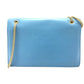 SAINT LAURENT PARIS Shoulder Bag, Crossbody Bag, Chain Clutch Bag, Leather Shoulder Bag, Women's, Sky Blue