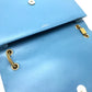 SAINT LAURENT PARIS Shoulder Bag, Crossbody Bag, Chain Clutch Bag, Leather Shoulder Bag, Women's, Sky Blue
