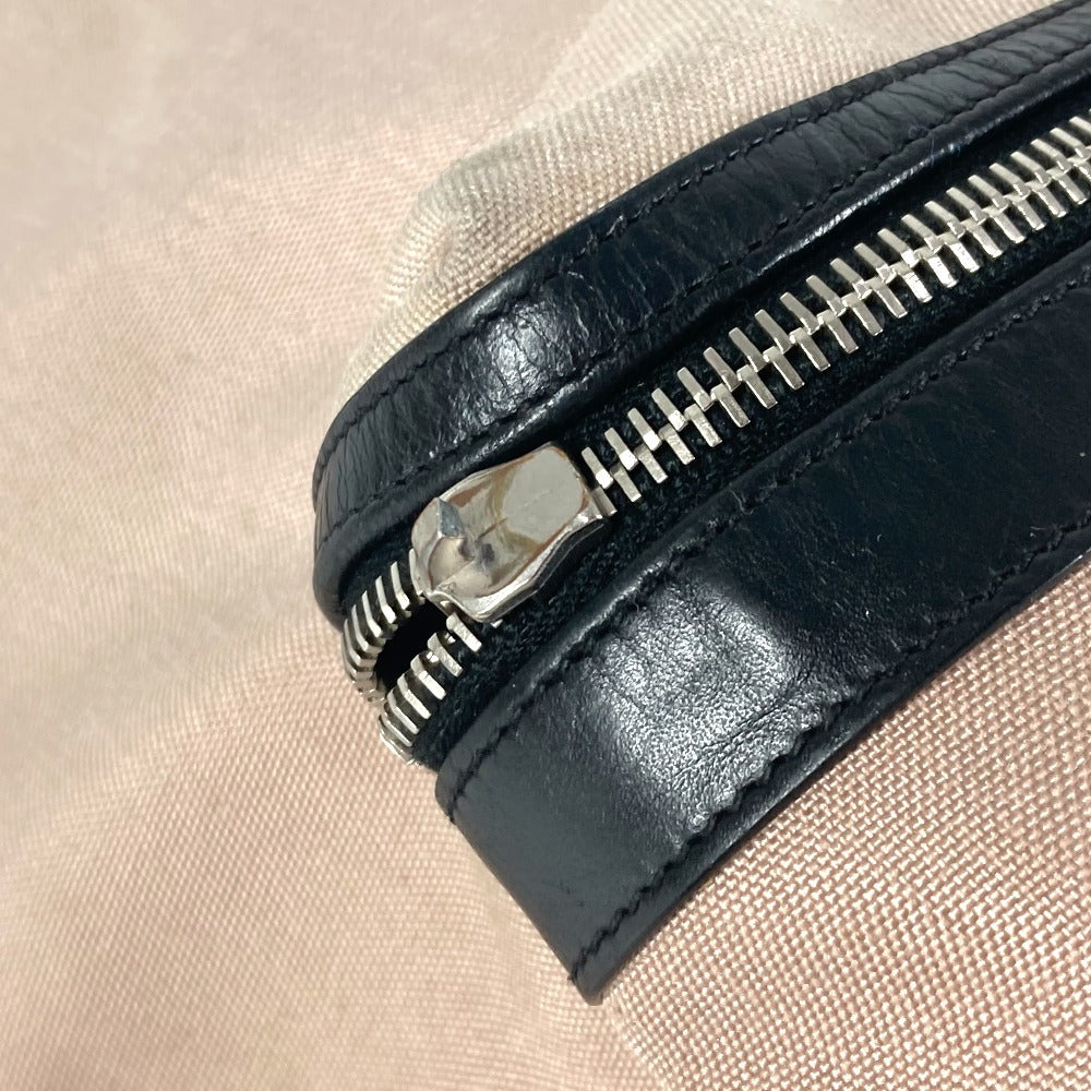 SAINT LAURENT PARIS 326865 Logo Bag Backpack Rucksack Canvas/Leather Unisex Pink Beige