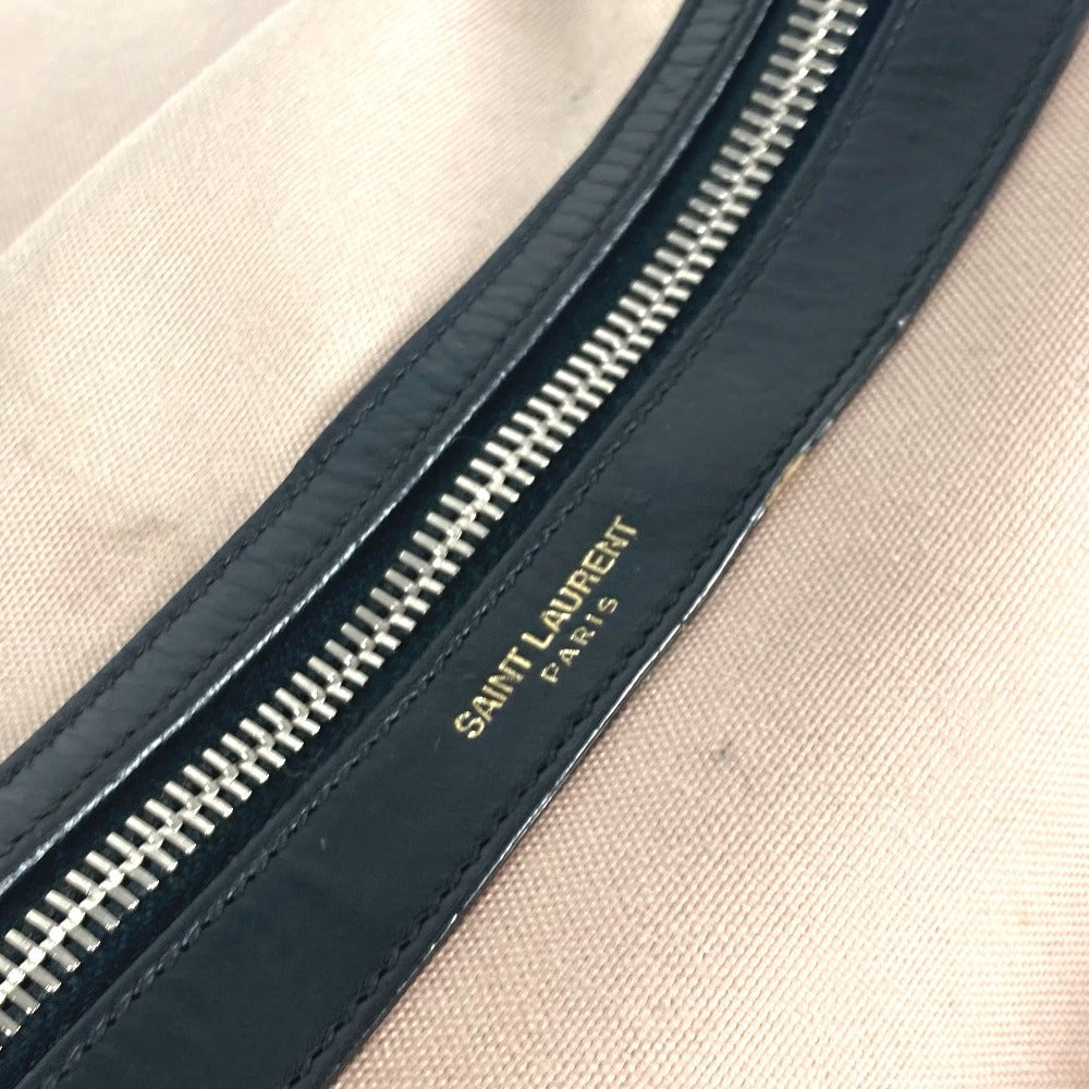 SAINT LAURENT PARIS 326865 Logo Bag Backpack Rucksack Canvas/Leather Unisex Pink Beige