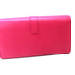 SAINT LAURENT PARIS 314995 Y-Line Flap Wallet, Long Leather Wallet, Women's, Pink