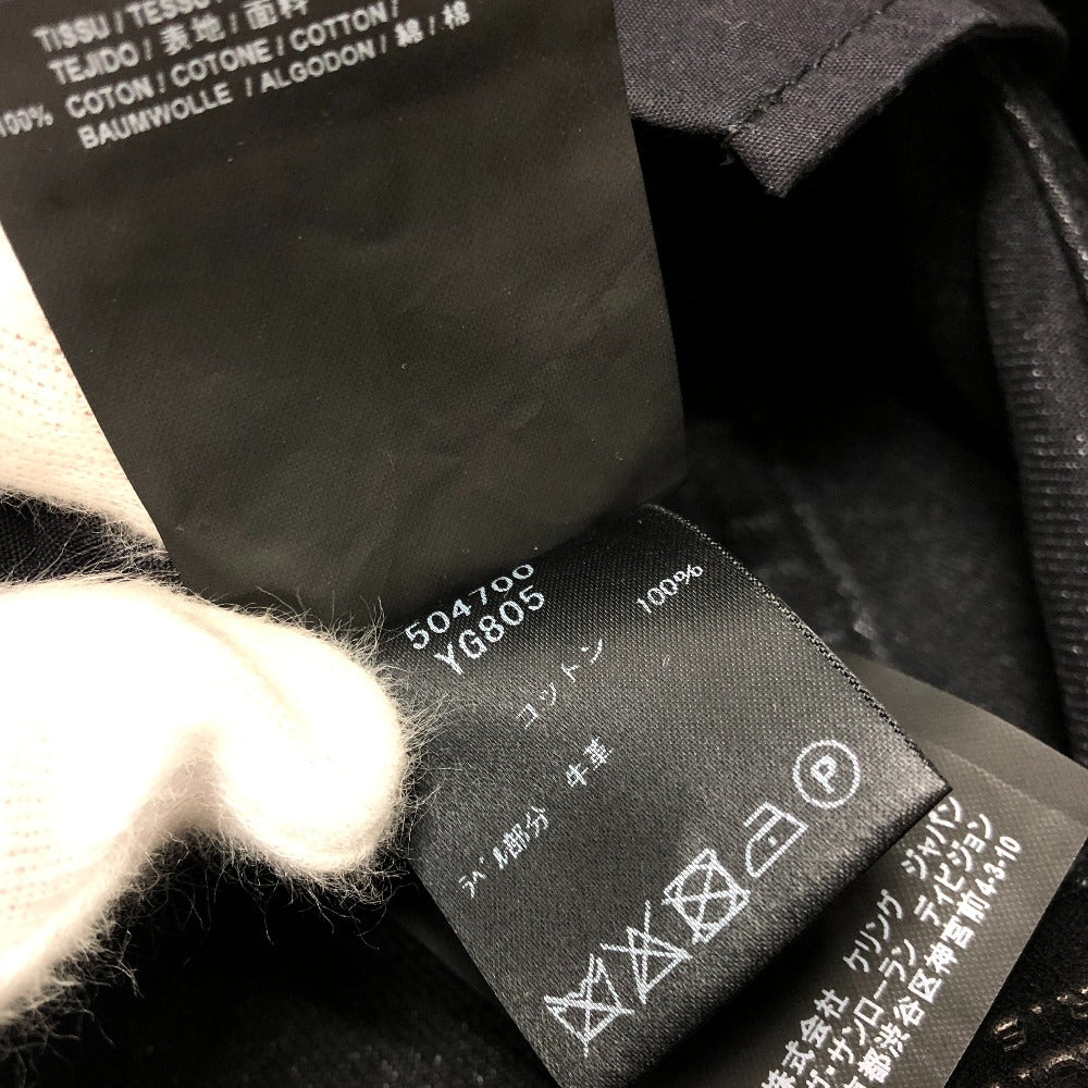 SAINT LAURENT PARIS 504700 ダメージ デニムパンツ デニム パンツ パンツ コットン メンズ ブラック