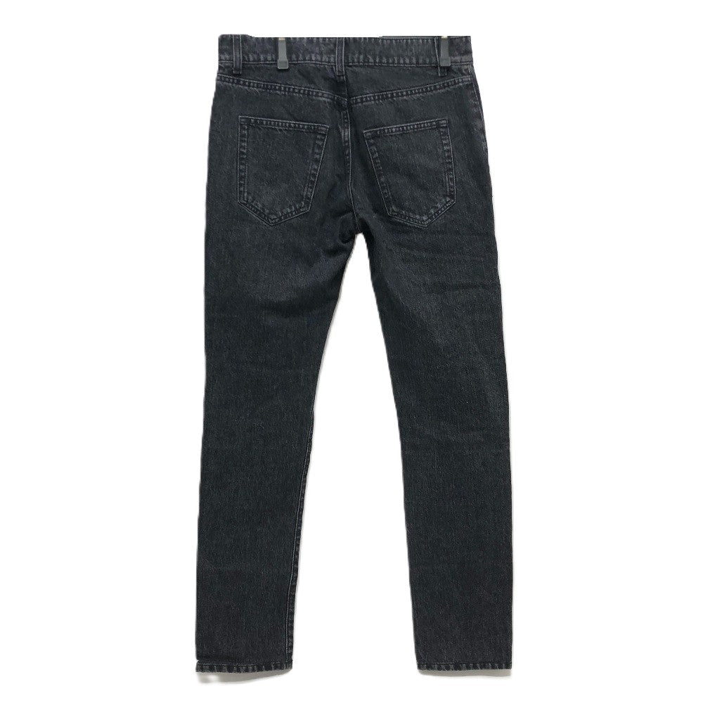 SAINT LAURENT PARIS 504700 ダメージ デニムパンツ デニム パンツ パンツ コットン メンズ ブラック