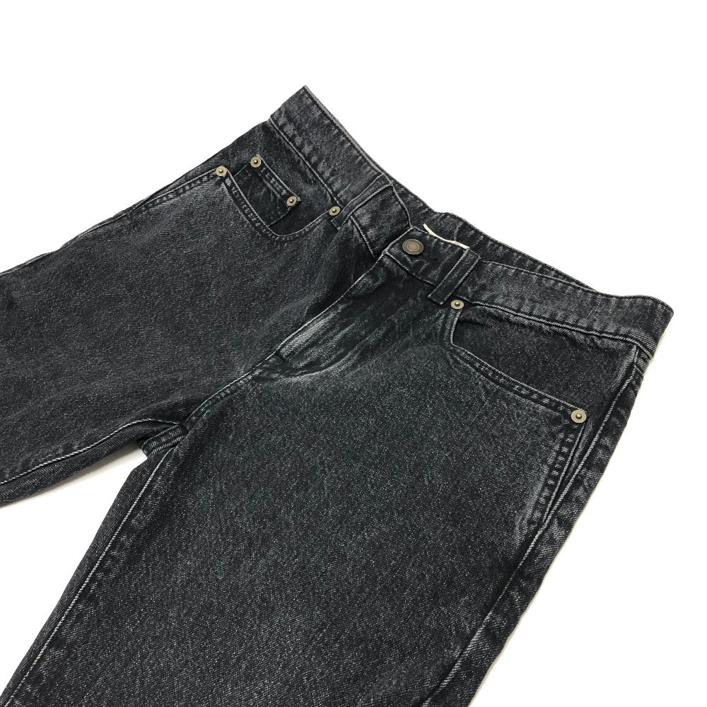 SAINT LAURENT PARIS 504700 ダメージ デニムパンツ デニム パンツ パンツ コットン メンズ ブラック