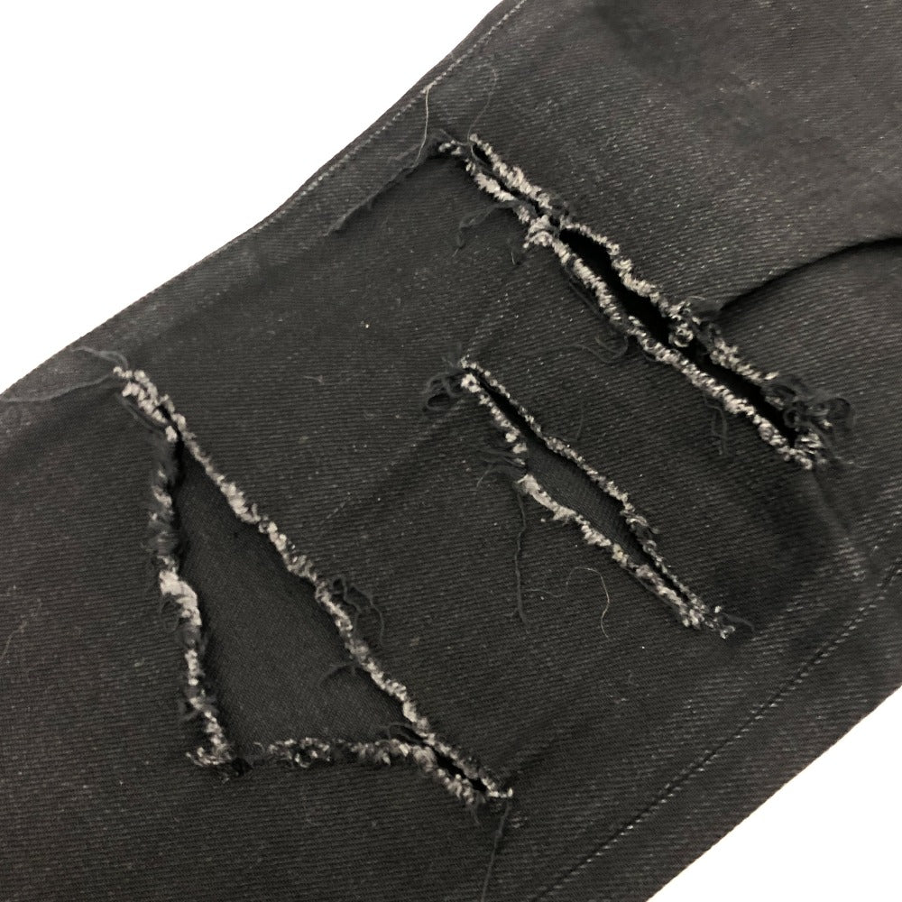 SAINT LAURENT PARIS Crash Pantalones vaqueros Pantalones vaqueros Pantalones Algodón Hombre Negro