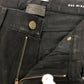 SAINT LAURENT PARIS Crash Pantalones vaqueros Pantalones vaqueros Pantalones Algodón Hombre Negro