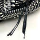 SAINT LAURENT PARIS 435988 Skull Print Backpack Canvas Women's Black/White