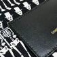 SAINT LAURENT PARIS 435988 Skull Print Backpack Canvas Women's Black/White