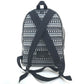 SAINT LAURENT PARIS 435988 Skull Print Backpack Canvas Women's Black/White