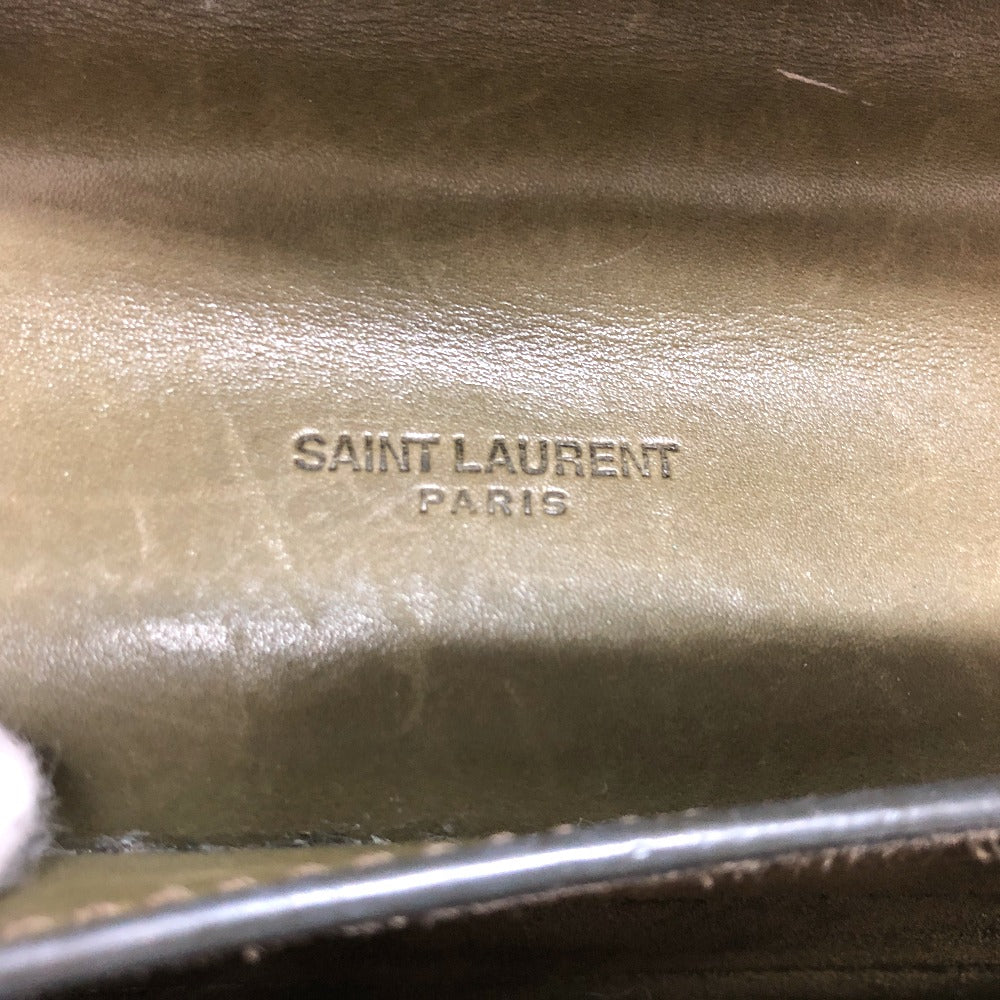 SAINT LAURENT PARIS ガイヤ スモールサッチェル 肩掛け 斜め掛け ショルダーバッグ レザー レディース