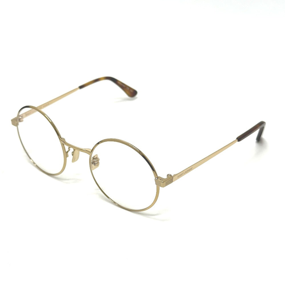 SAINT LAURENT PARIS SL 136 ZERO 伊達メガネ 眼鏡 メタル レディース ゴールド - brandshop-reference