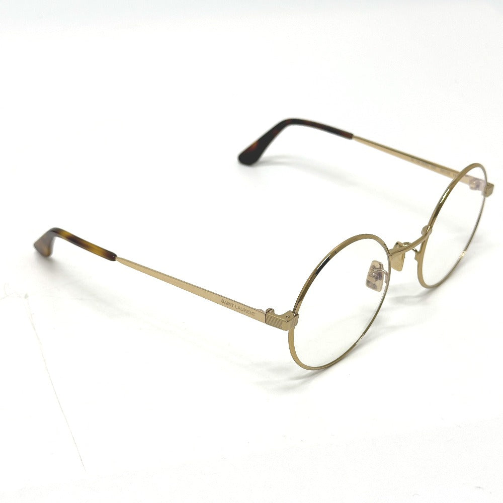 SAINT LAURENT PARIS SL 136 ZERO 伊達メガネ 眼鏡 メタル レディース ゴールド - brandshop-reference