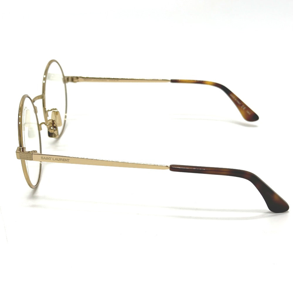 SAINT LAURENT PARIS SL 136 ZERO 伊達メガネ 眼鏡 メタル レディース ゴールド - brandshop-reference
