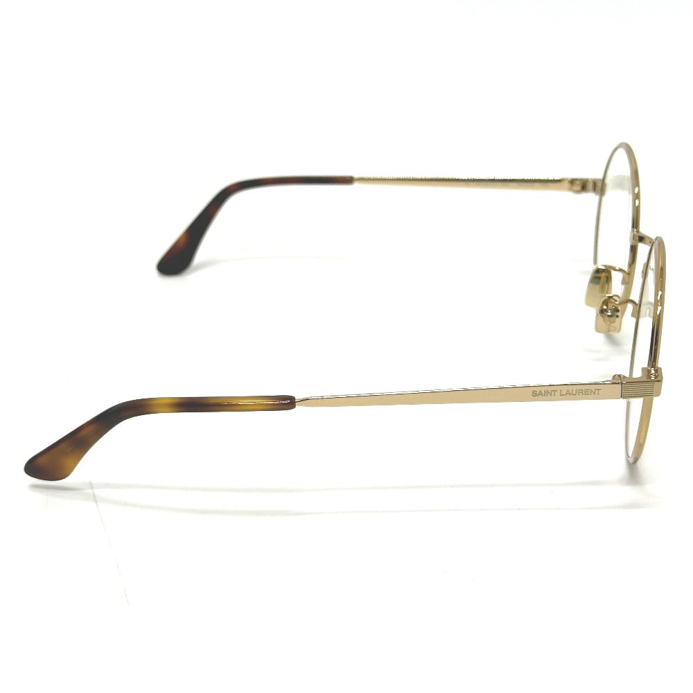 SAINT LAURENT PARIS SL 136 ZERO 伊達メガネ 眼鏡 メタル レディース ゴールド - brandshop-reference