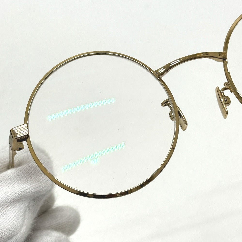SAINT LAURENT PARIS SL 136 ZERO 伊達メガネ 眼鏡 メタル レディース ゴールド - brandshop-reference