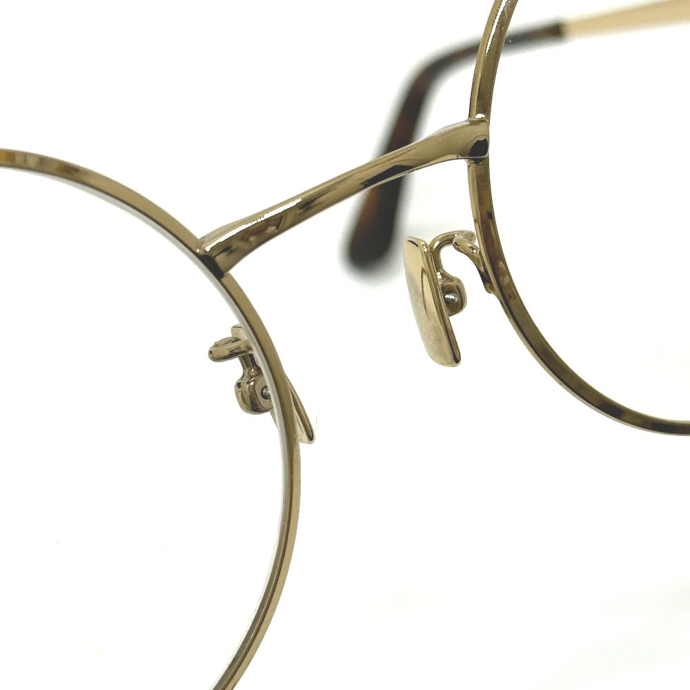 SAINT LAURENT PARIS SL 136 ZERO 伊達メガネ 眼鏡 メタル レディース ゴールド - brandshop-reference