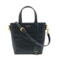 SAINT LAURENT PARIS 712367 ロゴ ミニショッピングバッグ 2WAY カバン 斜め掛け ショルダー ハンドバッグ 型押しレザー レディース ブラック