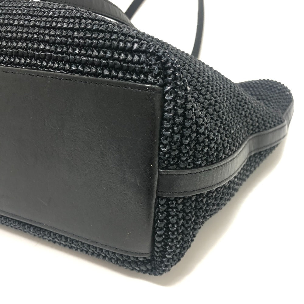 SAINT LAURENT PARIS 490793 タッセル カバン かごバッグ 肩掛け トートバッグ レディース ブラック