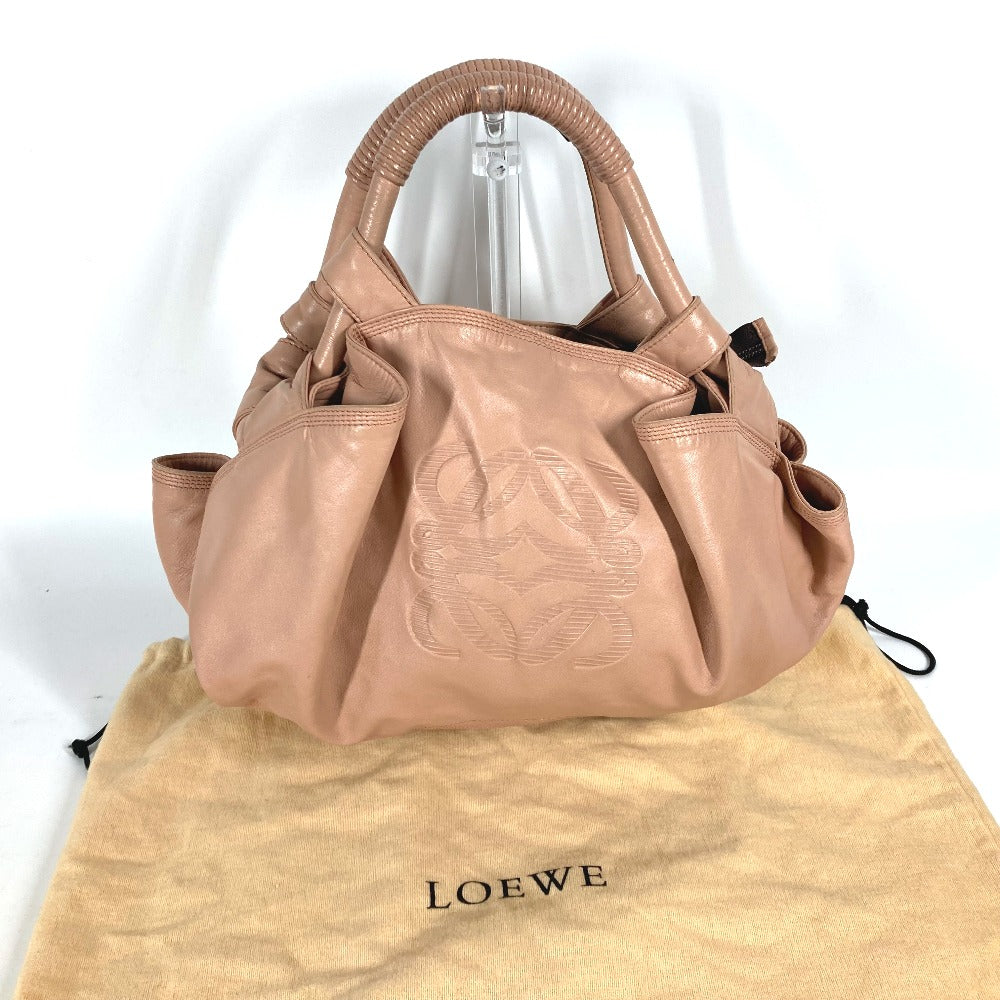 LOEWE カバン ナッパアイレ アナグラム ロゴ ハンドバッグ ナッパレザー レディース - brandshop-reference