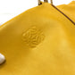 LOEWE Logo Anag Lamb Handbag, vertical, flat Tote Bag Leather yellow Used