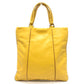 LOEWE Logo Anag Lamb Handbag, vertical, flat Tote Bag Leather yellow Used