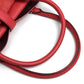 LOEWE Logo Leo Bag Shoulder Bag Handbag Tote Bag Suede Women's Red