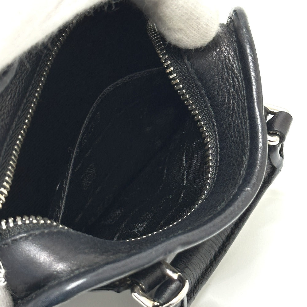 LOEWE 339.79.039 アマソナ マイクロミニ 2WAY 肩掛け 斜め掛け ショルダーバッグ レザー レディース ブラック - brandshop-reference